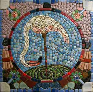 Ostrich Mosaic