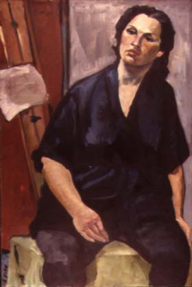 Portrait Georgette Contemplating