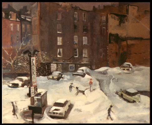 Snow Greenwich Village