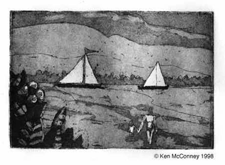 Barbados Etching