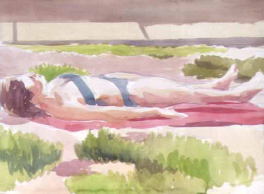 sun bather