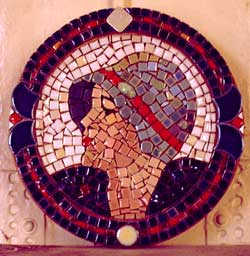 Flapper Girl Mosaic