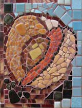 Mosaic Peach Fruit