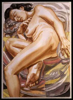 Vertical Nude Model