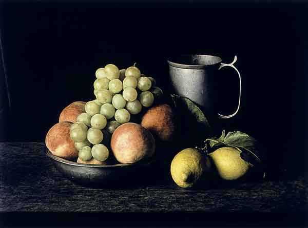 Pewter Pitcher Grapes